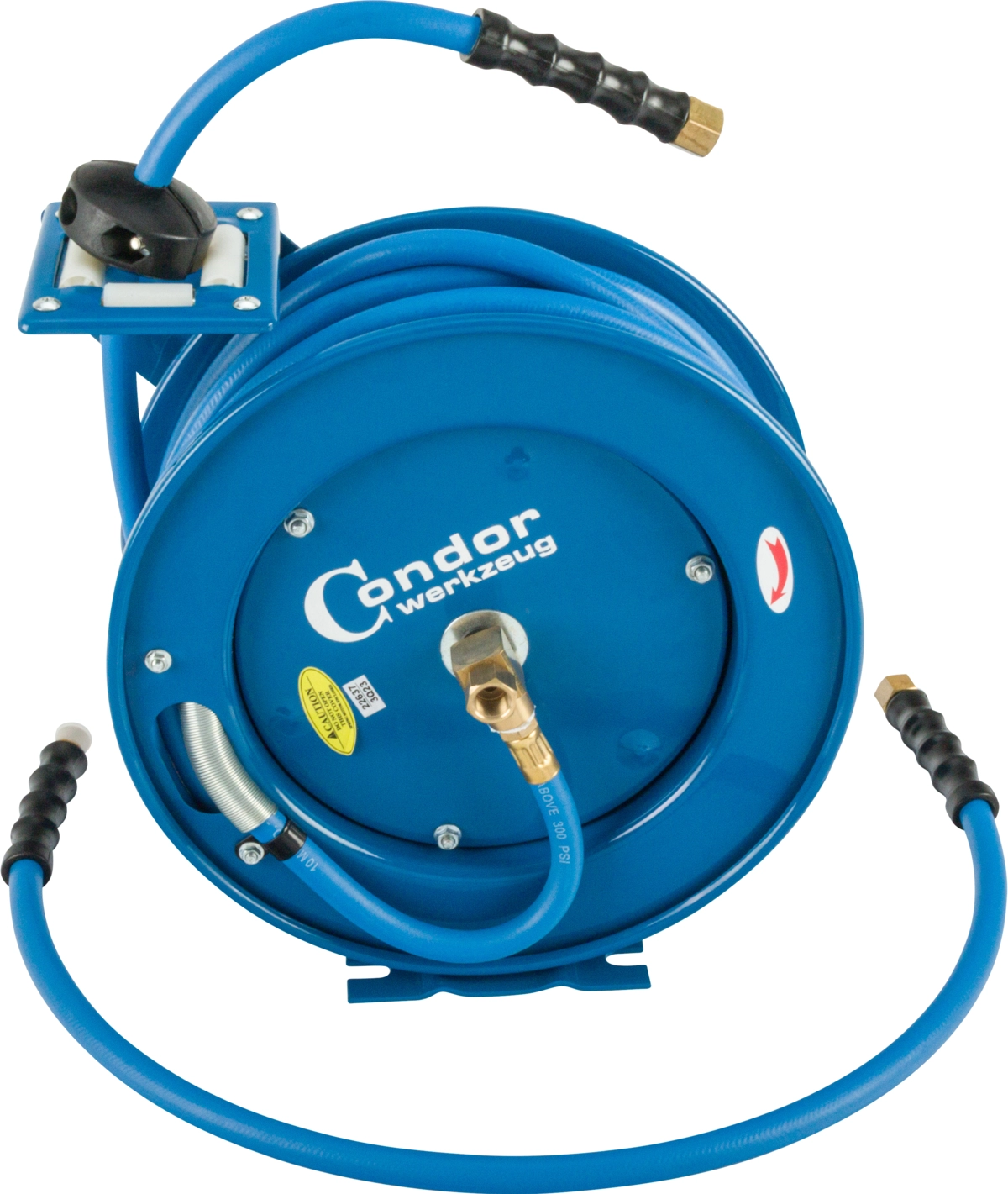 Druckluft-Schlauch, automatische Aufrollung, ø 13 mm x 15 m, ohne Kupplung