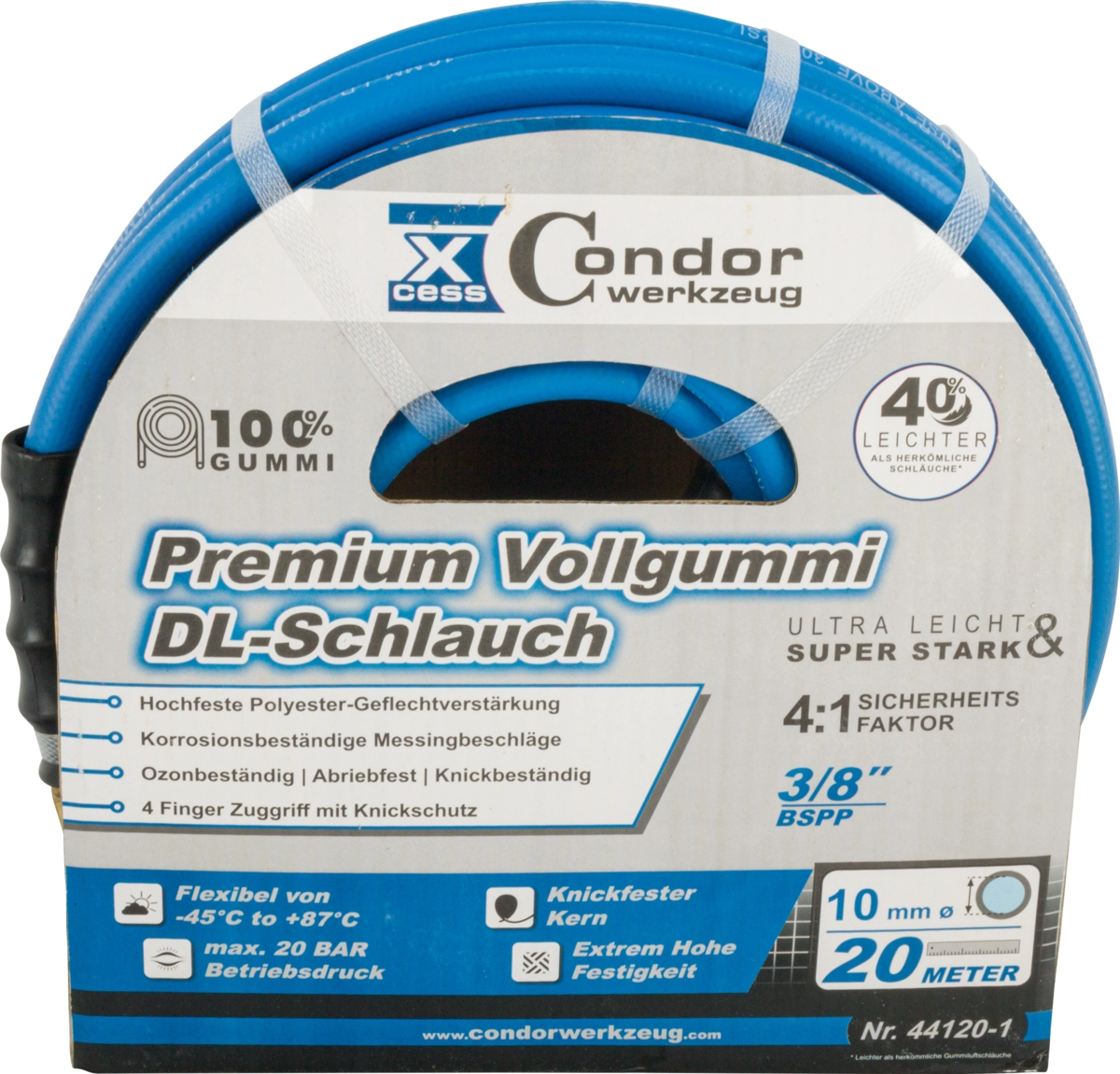 Druckluft-Schlauch, High-End-Voll-Gummi, ø 13 mm x 5 m, ohne Kupplung